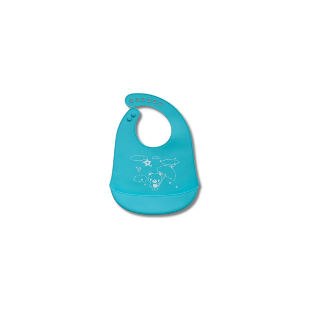 Silicone Baby Bib with Food Catcher